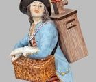 купить Фарфоровая фигурка мужчины с баррель-органом из серии "Кри де Пари"