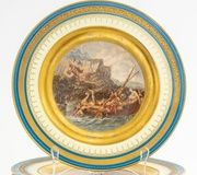 Фарфоровая тарелка "Одиссей и Телемах" в королевском венском наборе
