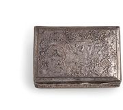Серебряная табачная коробка, XVIII век
