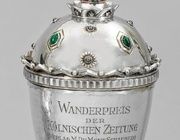 Немецкая серебряная чаша в стиле модерн