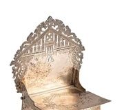 Серебряная солонка-трон, Москва, 1899-1908, мастер В. Балад...