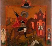 Икона святого Димитрия Солунского, Россия, 19 век