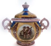 Чайный сервиз в стиле королевской Вены, 19 век