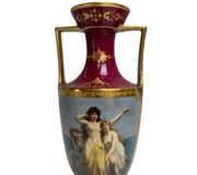 Фарфоровая ваза в стиле Королевской Вены, около 1900 года.