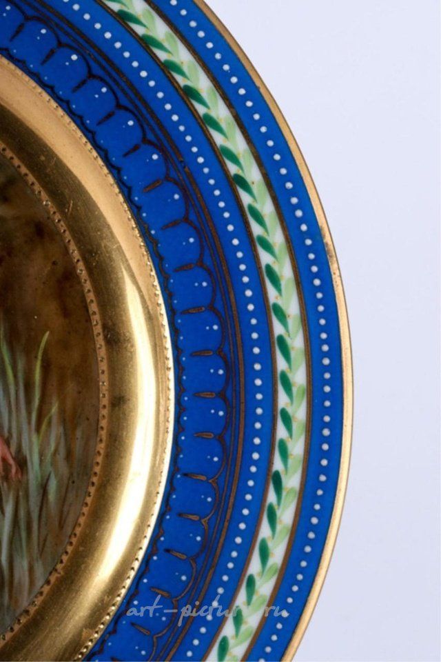 Royal Vienna , Фарфоровые тарелки в стиле ар-нуво от Royal Vienna
