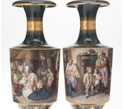 Керамические вазы Royal Vienna, конец 19-начало 20 века