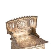 Серебряная солонка-трон, Москва, 1864 год, мастер Д. Александров