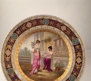 Королевская Венская тарелка с портретом