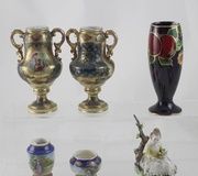 Дефекты в роскошных вазах Royal Vienna и статуэтке Каподимонте