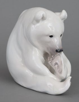 купить Фарфоровая фигура "Полярный медведь". Royal Copenhagen