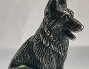 Серебряная скульптура Собака Jewellery Theatre