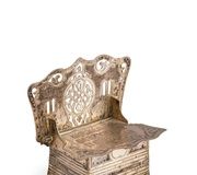 Серебряная солонка-трон, Москва, 1876 год, мастер С. Орлов