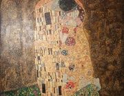 Поцелуй (копия картины Г. Климта) холст, масло 