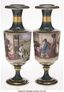 Керамические вазы Royal Vienna, конец 19-начало 20 века