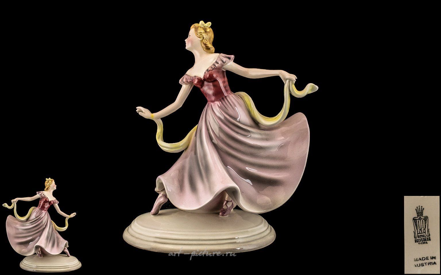 Royal Vienna , Фигура танцующей девушки от Royal Belvedere Vienna