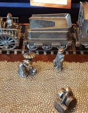 купить Ювелирная скульптурная композиция Николаевская железная дорога, серебро