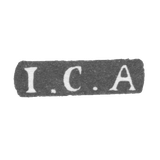 Клеймо неизвестного мастера Ленинграда - инициалы "I.C.A" - 1858 г.