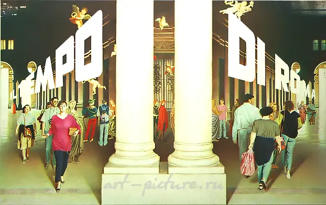 Il temp di Roma, 1992, oil on canvas, 175x203