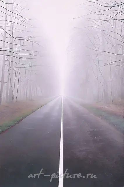 The Road, 1996, oil on canvas, 160х100cm