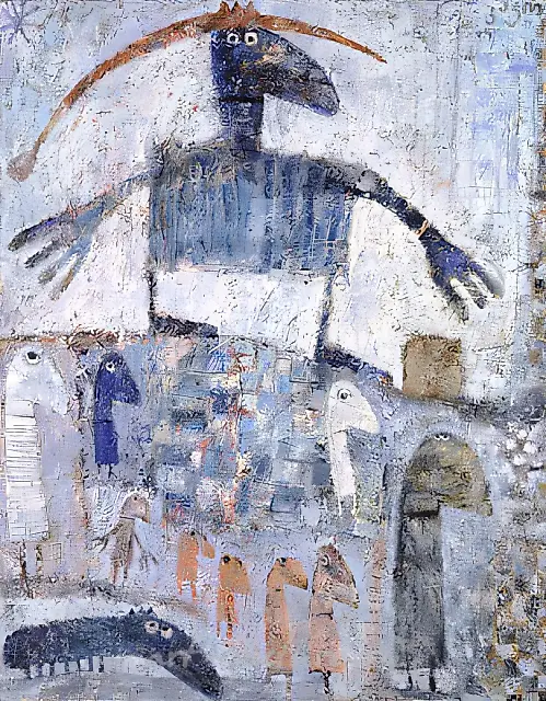 Aristarkh, 2002, canvas, oil, 146x114 cm. In the collection of Gertsev Gallery, Moscow