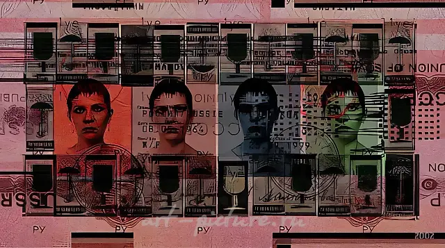 Passport, 2002, original print, canvas,