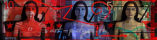 百合花，2003年，艺术家印刷，画布