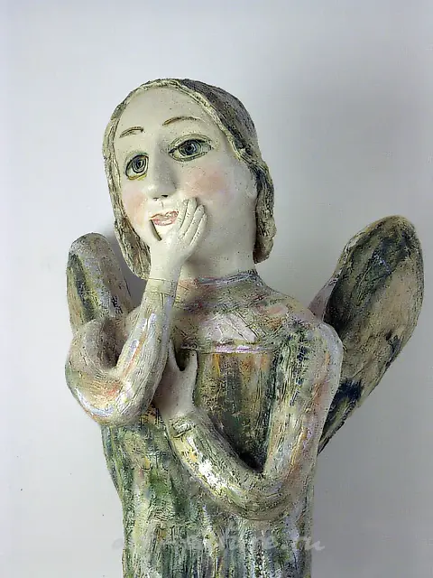 Ангел. Сострадание, 2005, ш. англ., высота 91 см