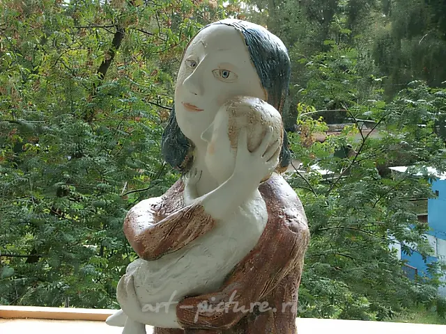 Счастливая, 2004, ш. англ., высота 93 см
