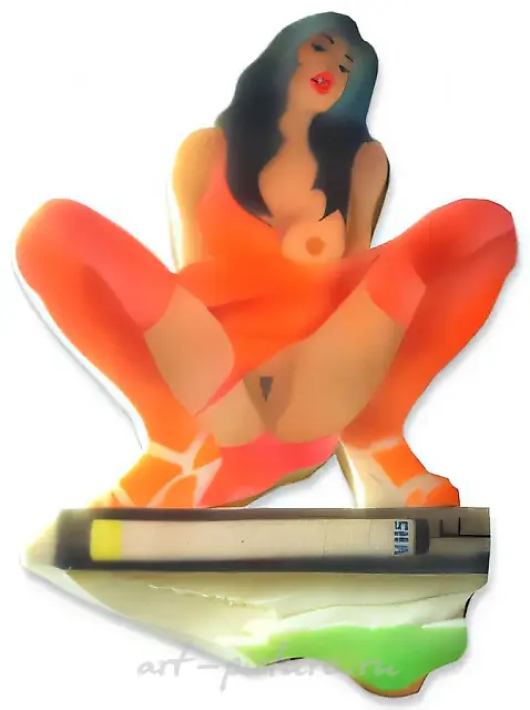 Pinup，2002年，泡沫塑料，丙烯