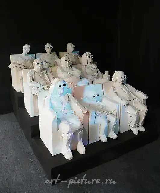 电影，2004年，海绵、丙烯，尺寸可变（约160x250x190厘米）