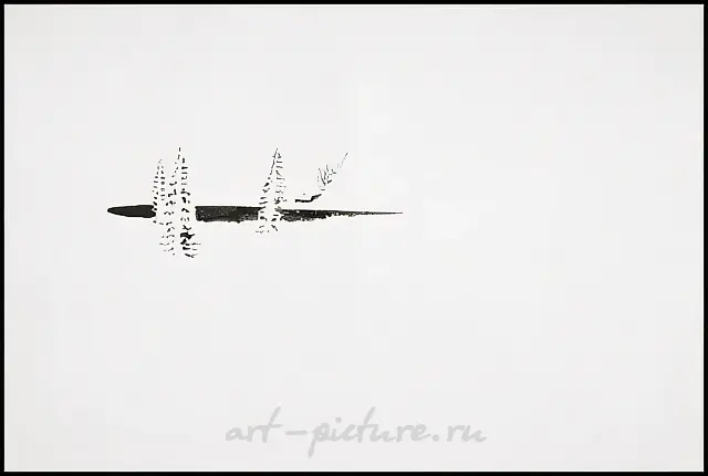 Winter landscapes. diptych, 1999, acryl on canvas, 100 х 150