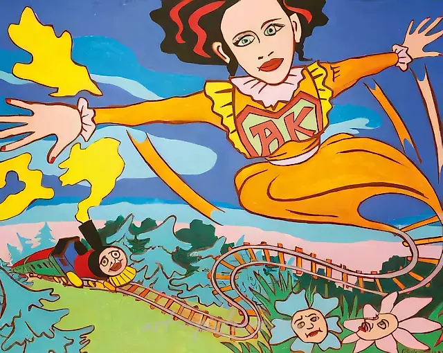 Anna Karenina, 2005, canvas, acrylic, 0.60 x 0.80 m