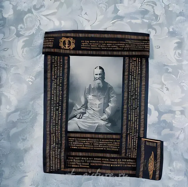 Святой праведный Иоанн Кронштадтский, 1998, смешанная техника