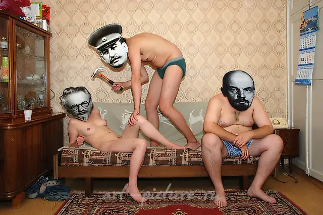 The Project Naked Truth. The history of our times seen with the eyes of a philistine, 2007, Video, coloured photograph, 100х67