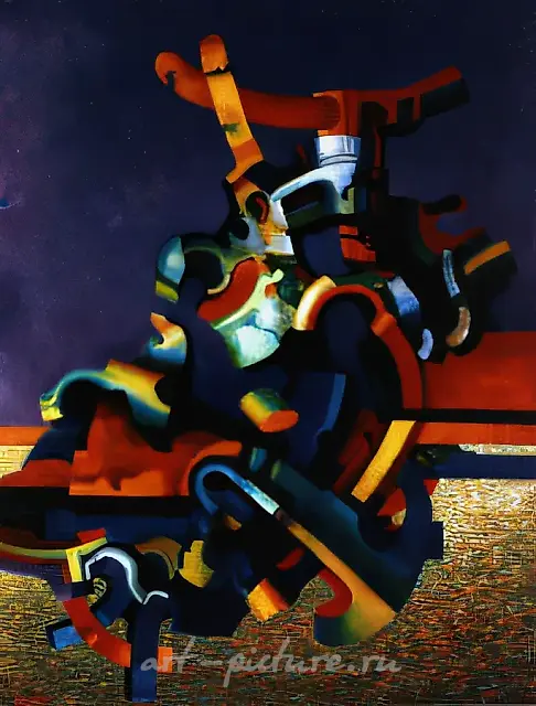 Enigma, 1998, canvas, oil, 130x100. Author`s property
