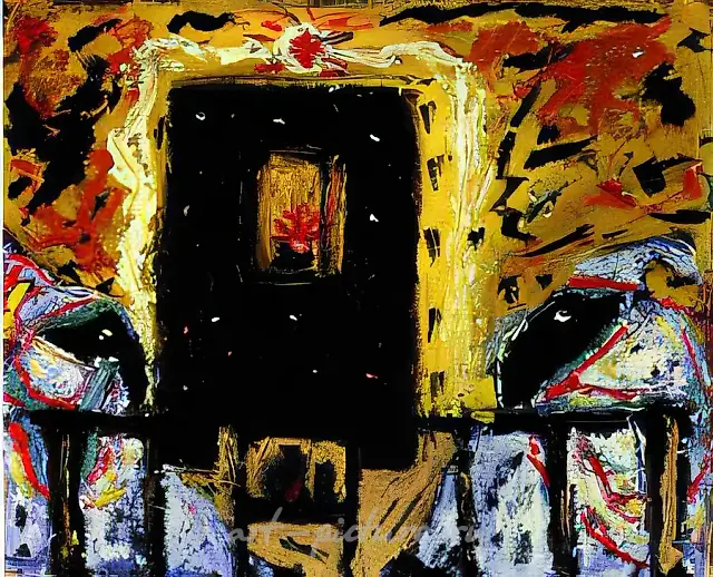 April 26. My Birthday., 1993, mixed tehnique on cartone, 32x48