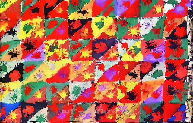 April 26. My Birthday., 1993, mixed tehnique on cartone, 32x48