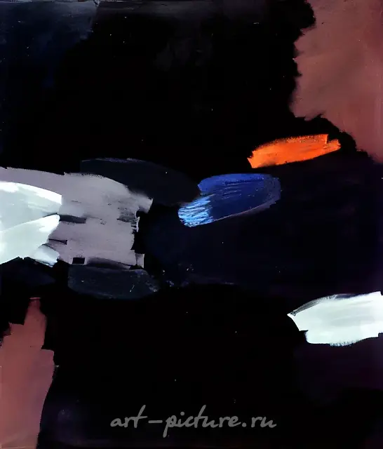 Farewell., 1991, oil on canvas, 120x100 Author`s property