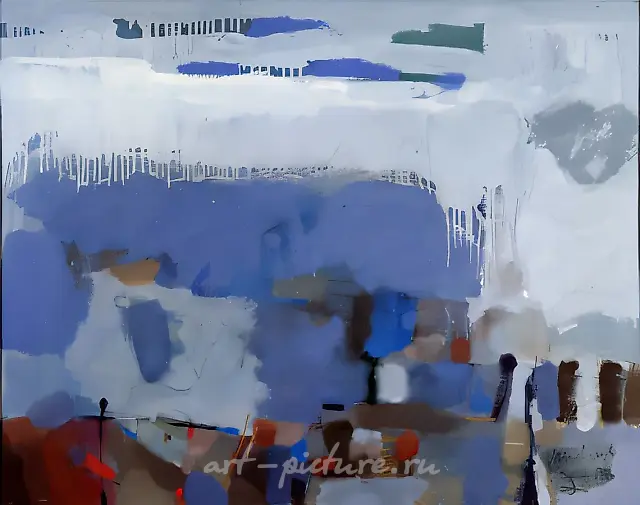 Morning., 2000, oil on canvas, 65x80
