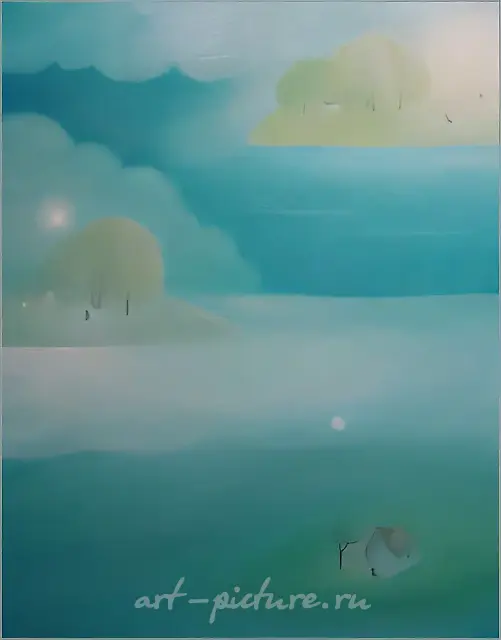 Near the threshold, 2000, canvas,oil, 80x100