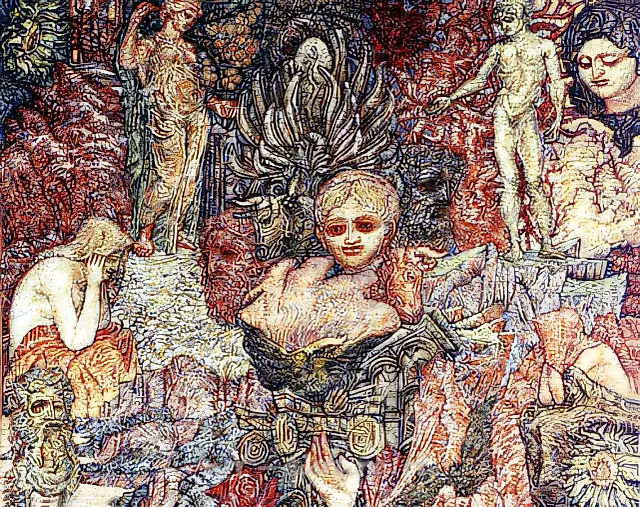 Sign, 1996, canvas, oil, mixed technique, 80x100