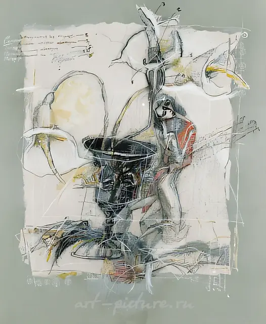 小协奏曲，1999年，纸板，混合技法，49×42