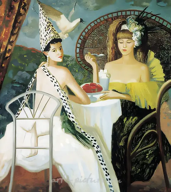 Strawberry Ice cream, 1992, oil on canvas, 100x90