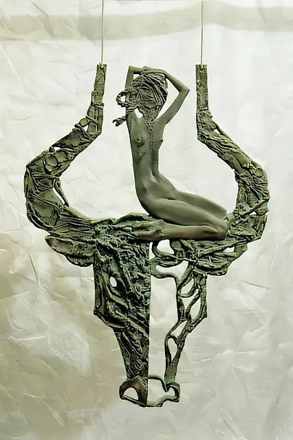 Abduction of Europe, 1998, bronze, height 75 cm