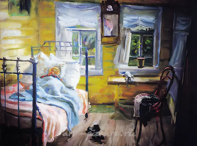 Утро, 1935, холст, масло, 84х104