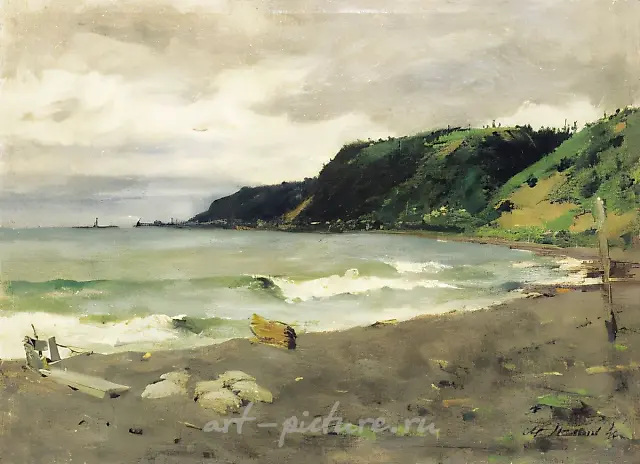 North, 1946, canvas, oil, 40x60