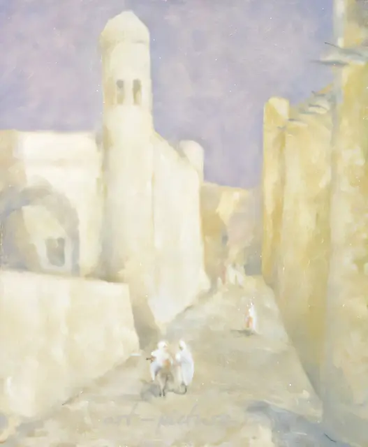 布哈拉，1967年，布面油画，50×40
