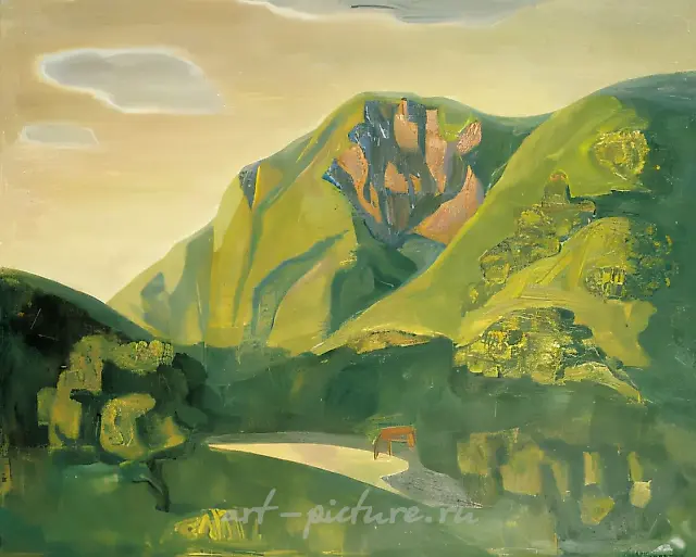 Tau-Turgen, 1997, oil on canvas, 80x100