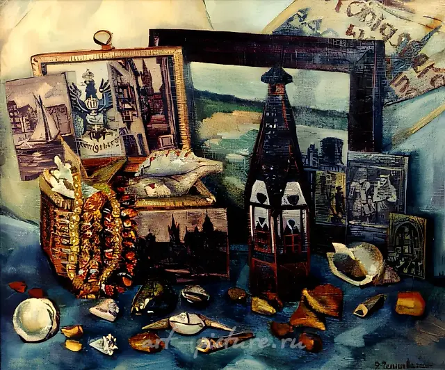 童年之城的故事，2000年，布面油画，50x60