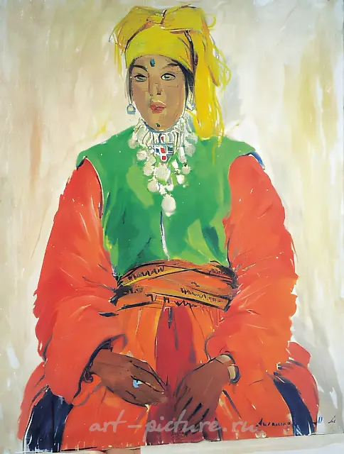 Gulizar, 1940, canvas, oil, 83x67